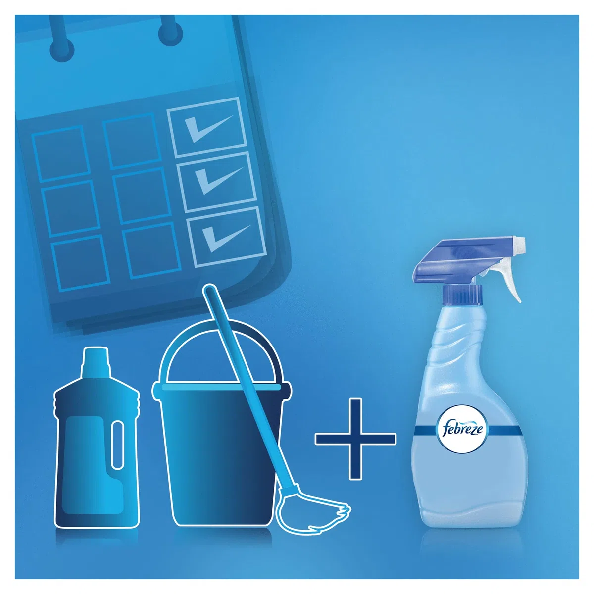 AMBIPUR Febreze Clasico Eliminador De Olores En Spray 8 x 500 ml, Neutralizador Olores, Elimina Malos el Ambiente o Tejidos, Fragancia Fresca