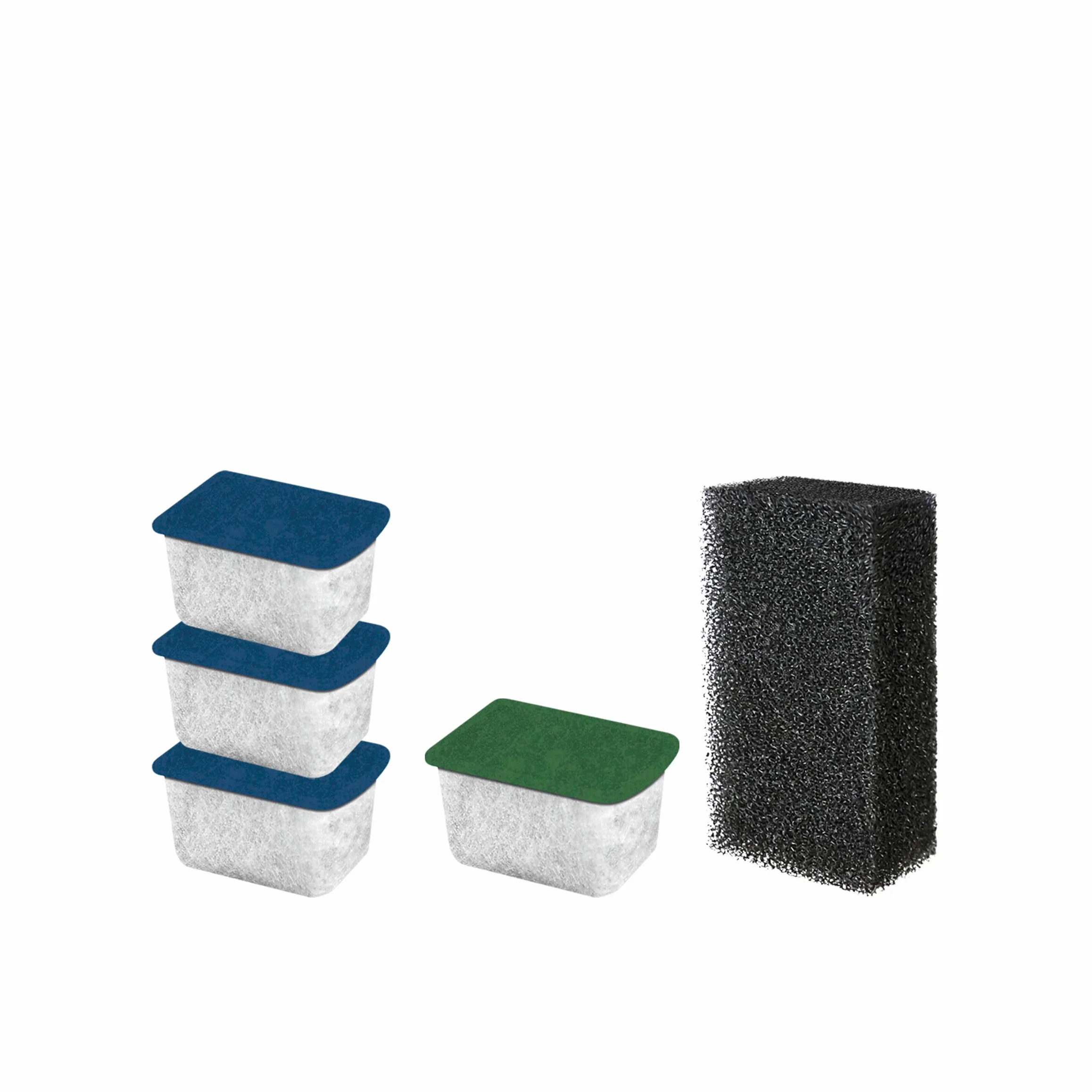 CIANO, Acuario Consumibles - Cartuchos de Filtro de Repuesto para Filtro de Acuario, Paquete de 3 Meses, Talla M, Agua cristalina para Peces, sin impurezas y sin olores, Limpieza eficaz