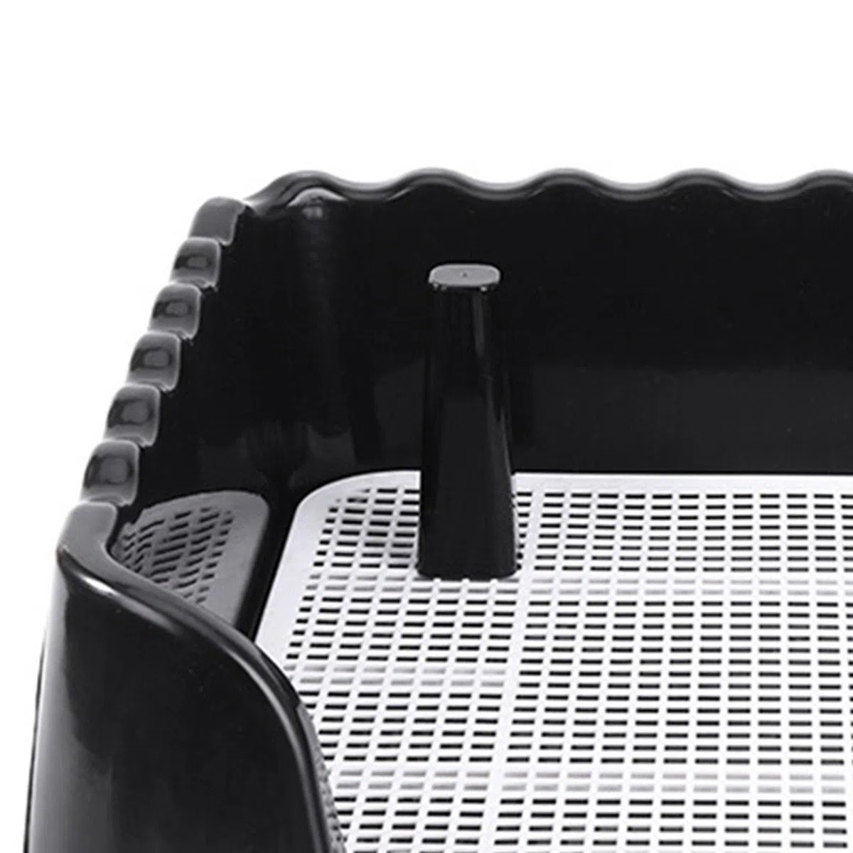 Milageto Inodoro para Perros y Mascotas, Bandeja para Orinal de Entrenamiento para Cachorros, Caja de Arena, Entrenador para Orinal, Soporte para, 40cmx40cmx14cm