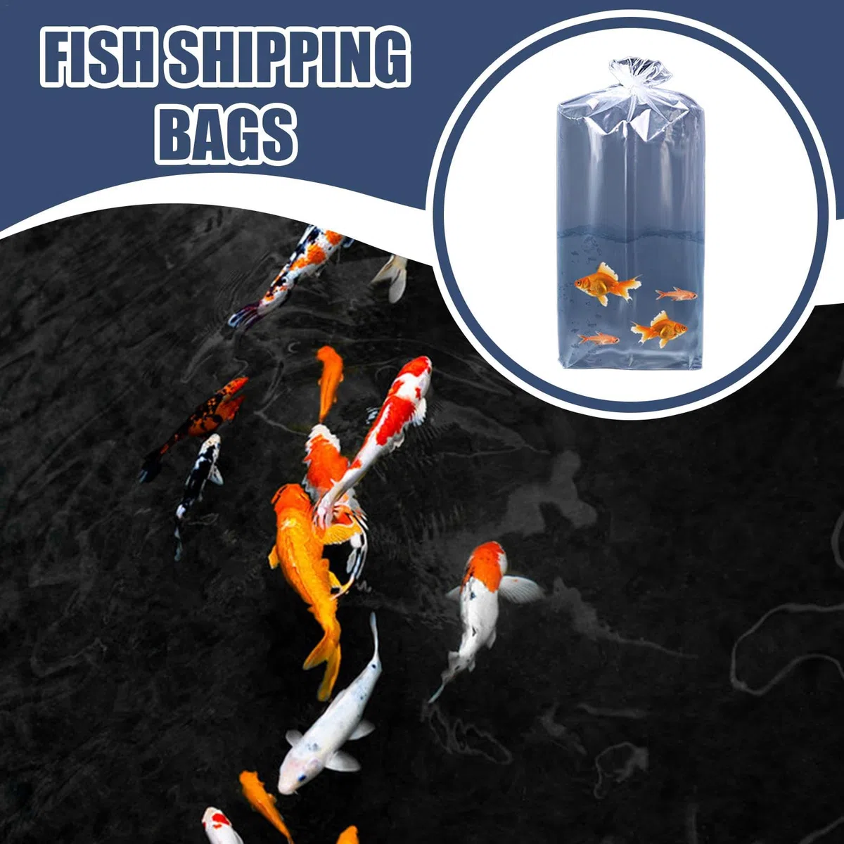 Bolsa transparente para peces, bolsa de transporte de peces, bolsa de transporte de acuario, transporte de peces vivos, bolsas de transporte a prueba de fugas para acuarios vivos, mejores