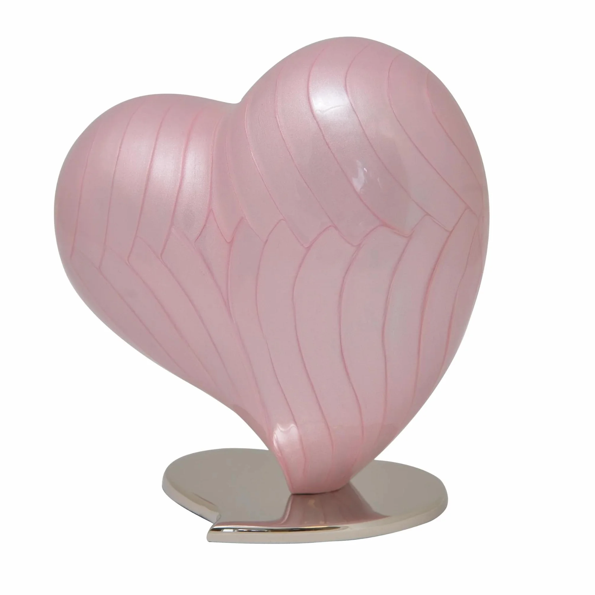 Urns UK Urna de Cenizas funerarias Hecha a Mano con corazón Grande Watford Pearl UU420009A