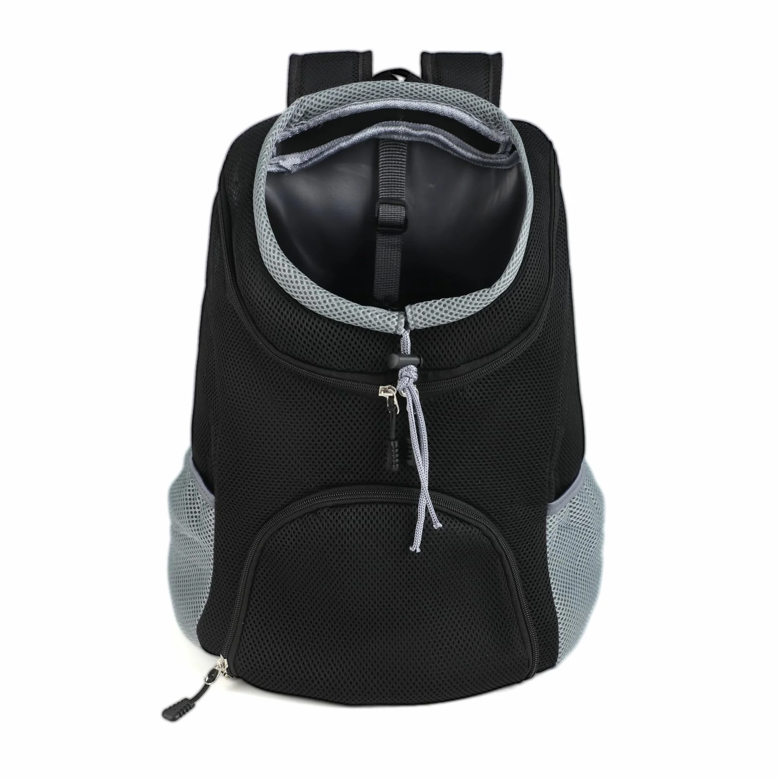 Mochila para Mascotas - Ajustable y Transpirable, para Perros y Gatos Pequeños （3-7kg） - con Fondo Impermeable, Diseño de Cabeza al Aire y Gancho de Seguridad - Ideal para Viajes y Senderismo