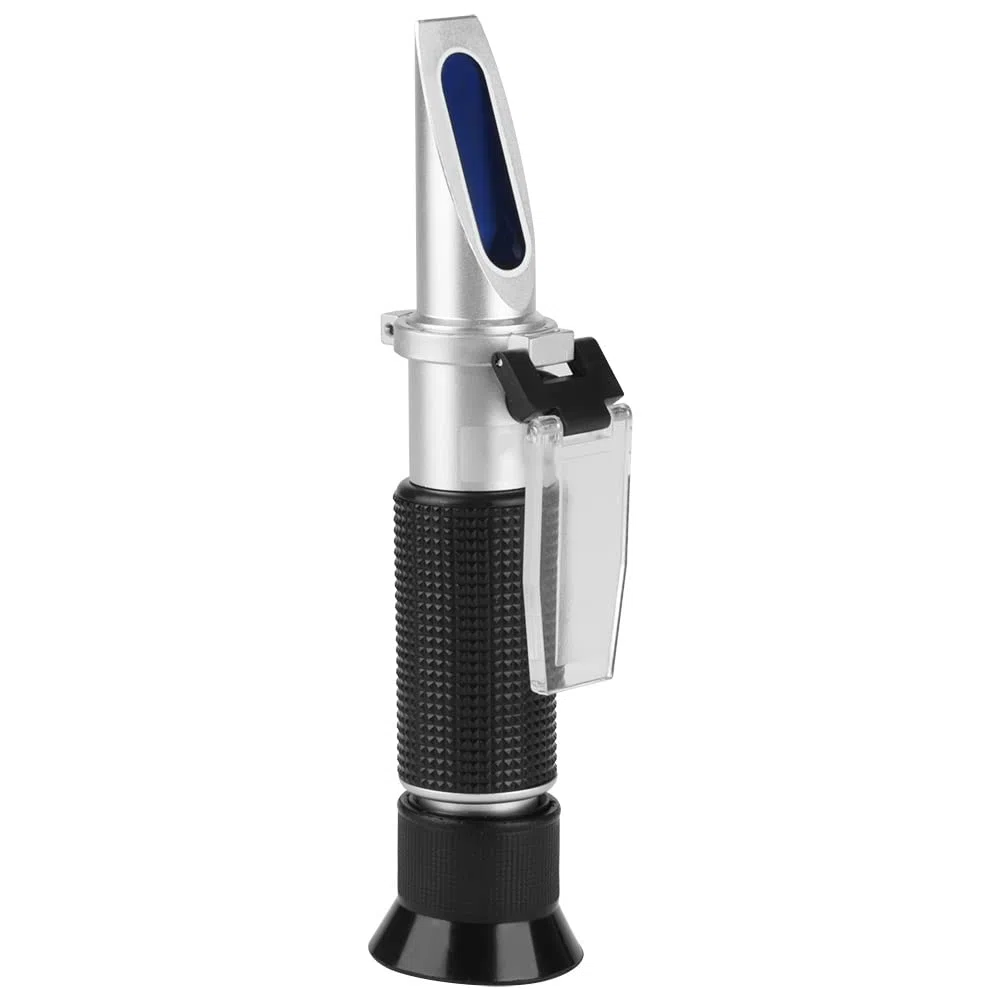 Refractómetro Profesional, refractómetro portátil de Alta precisión para medir la salinidad del Aceite de Corte y el Flu