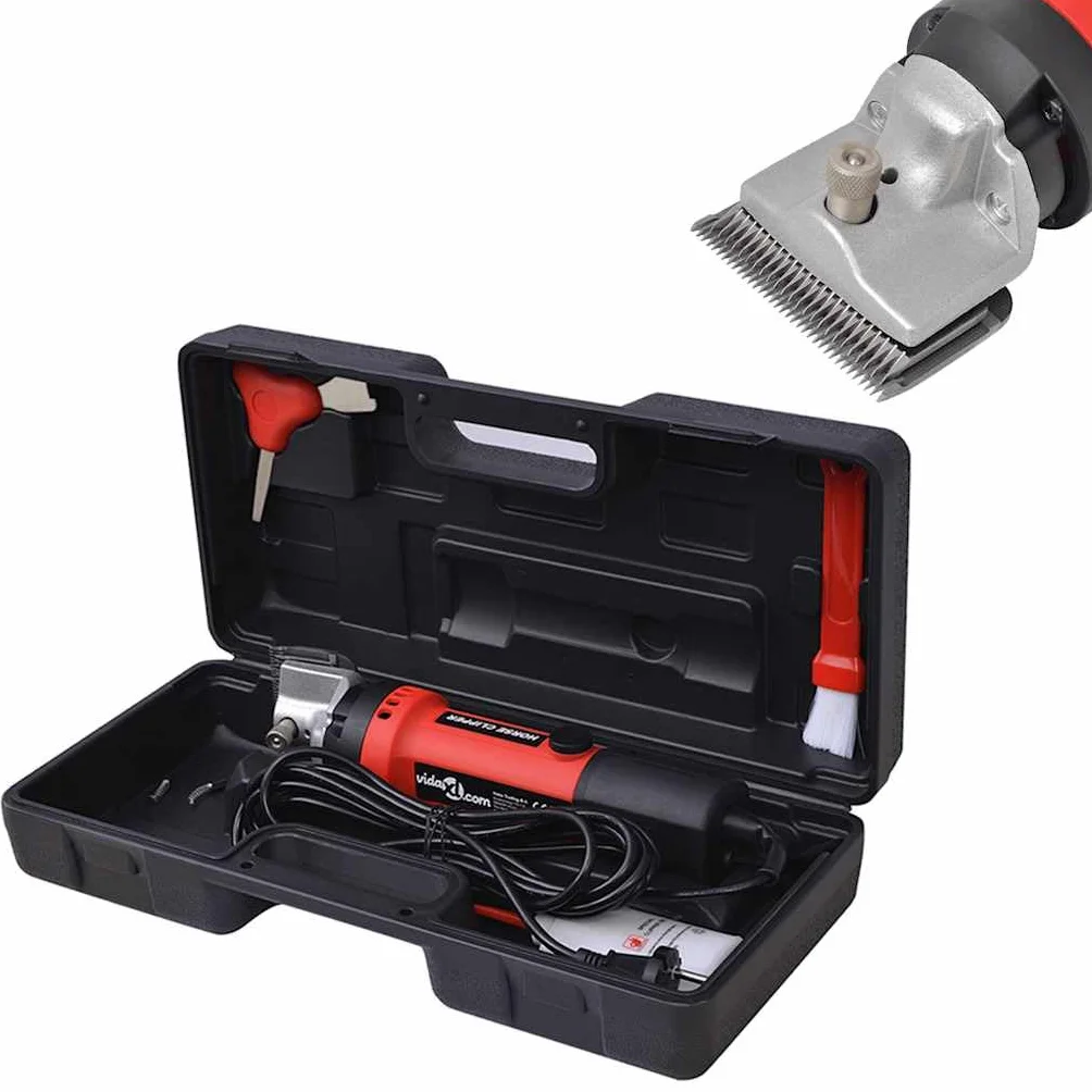vidaXL Set de Maquinilla Cortapelos para Caballos 350 W Maquina Pelar Esquinos
