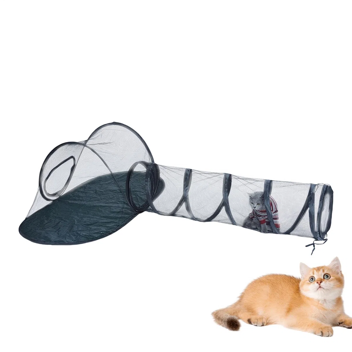 Breathable Pet Playpen for Cats, Plegable Outdoor Cat Enclosure, Portable Dog Tent, Travel Friendly Kitten Crate, Ideal para camping, aventuras y mascotas
