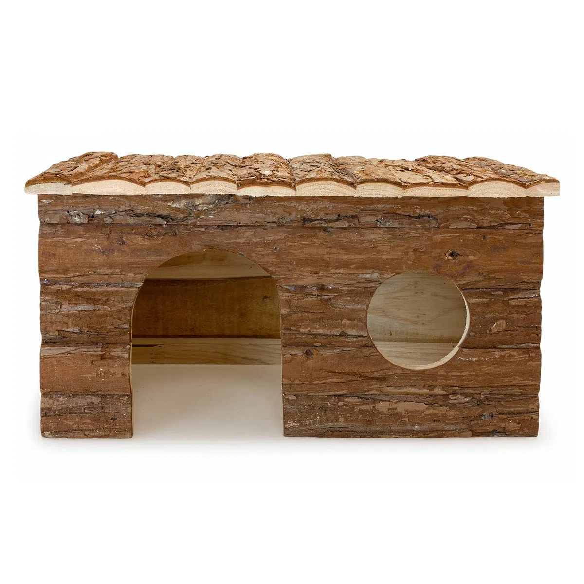 Arquivet Casa para roedores de Madera Grande - Casa de Juego para Hamsters, Ratas, Ardillas - Casita de Madera para roedores pequeños - 40 x 23 x 20 cm