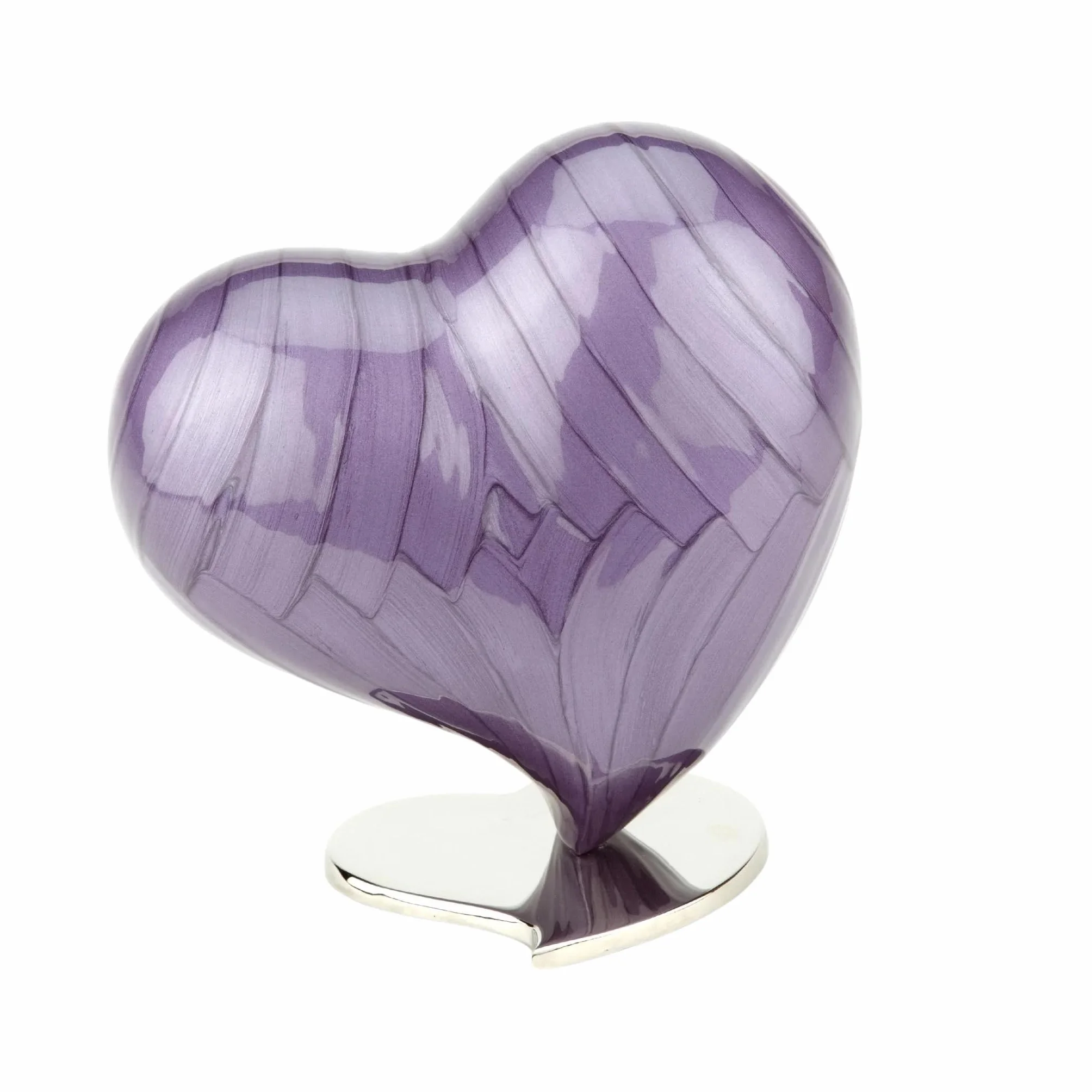 Urns UK Urna de Cenizas funerarias Hecha a Mano con corazón Grande Watford Pearl UU420009A