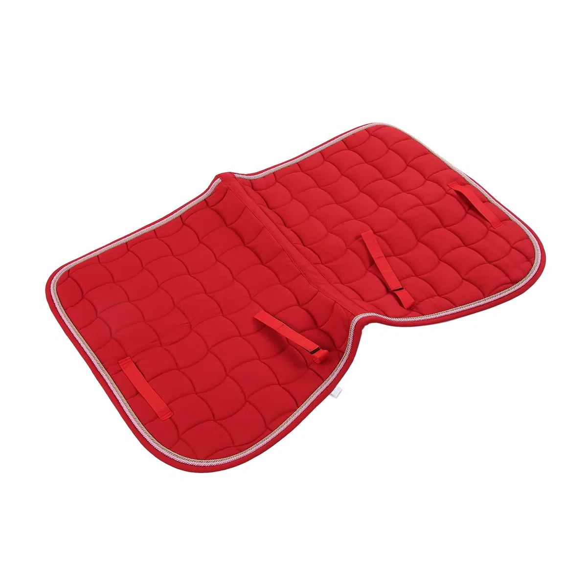 Airshi Mantilla Multiusos, Mantilla de Cuerda Doble para Caballos (Rojo)