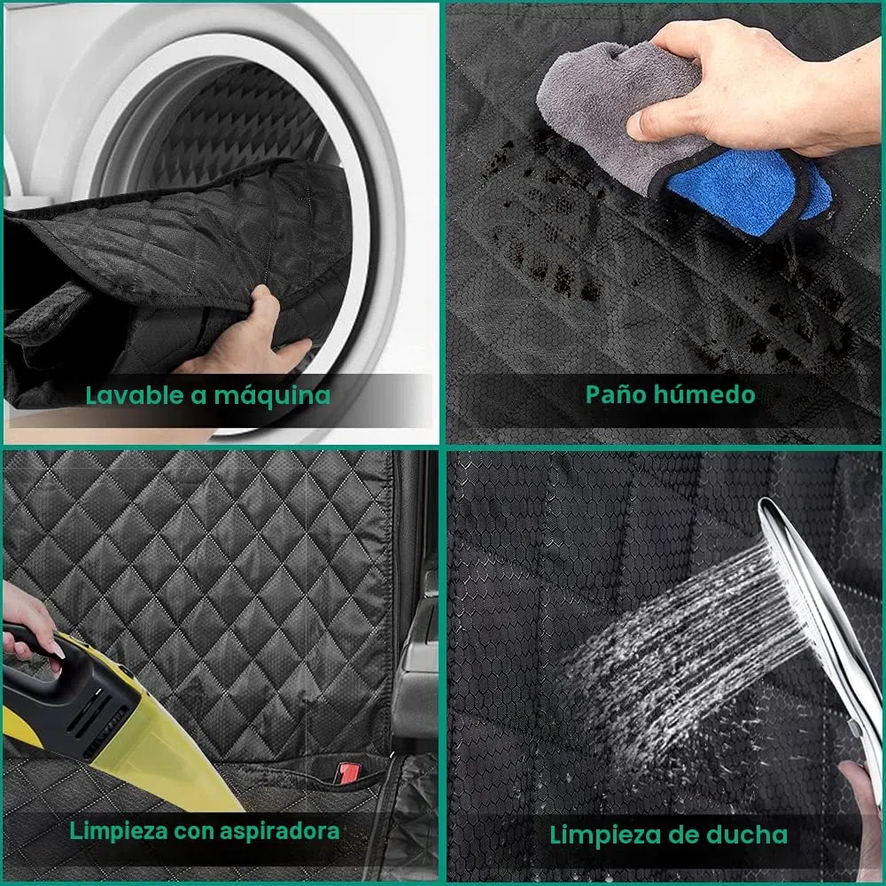 ANOSOSPECIAL Funda de Asiento Trasero para Perros Infantiles, Protector de Asiento Trasero de Piel Antiadherente para Mascotas, Modelo Universal Impermeable para SUV automotrices