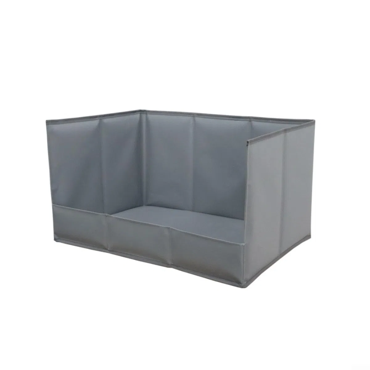 HpLive Inodoro para perros, inodoro plegable para cachorros con paredes altas e inserto impermeable para perros pequeños y medianos de interior, para perros (gris S)