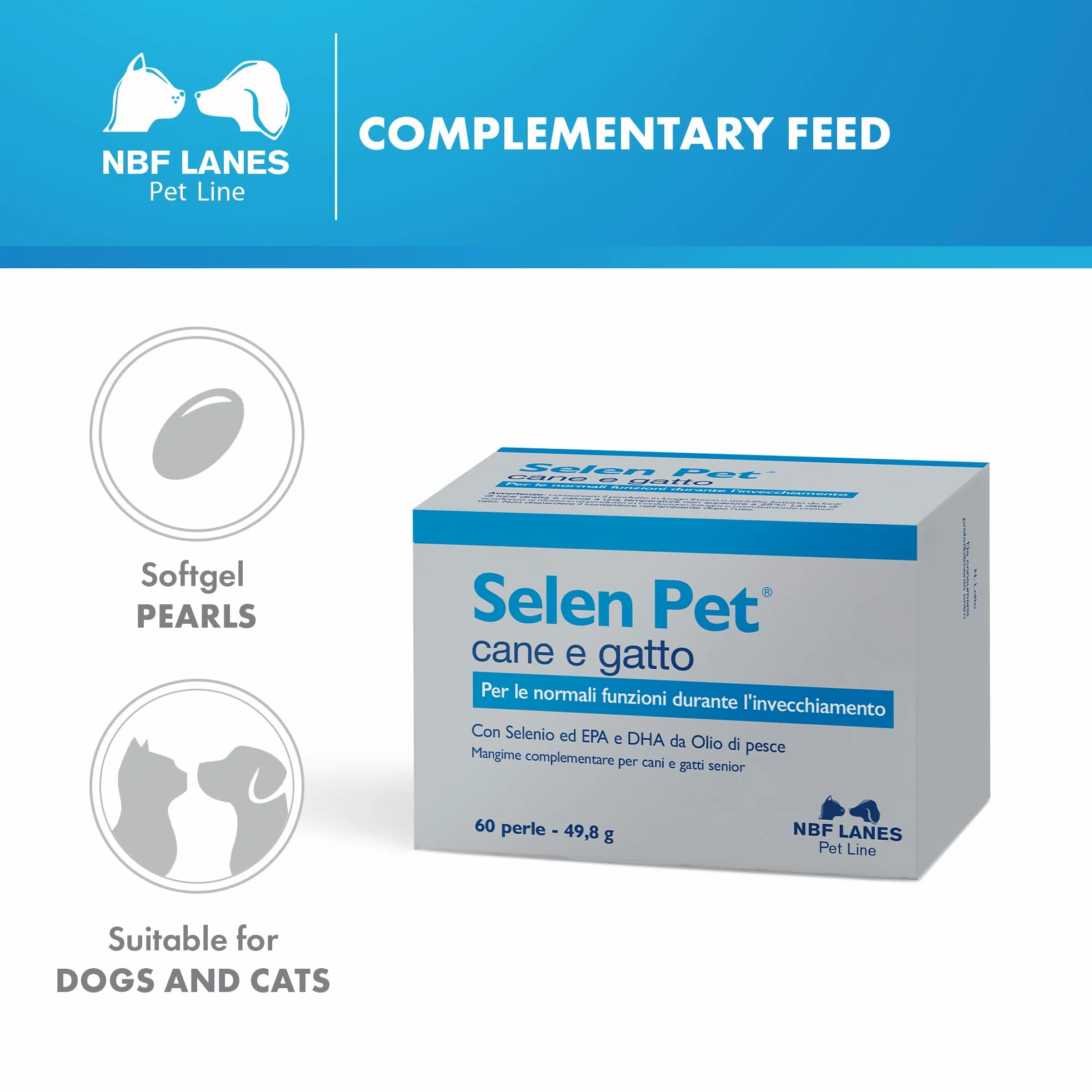Selen Pet Perros Gatos 60 PRL