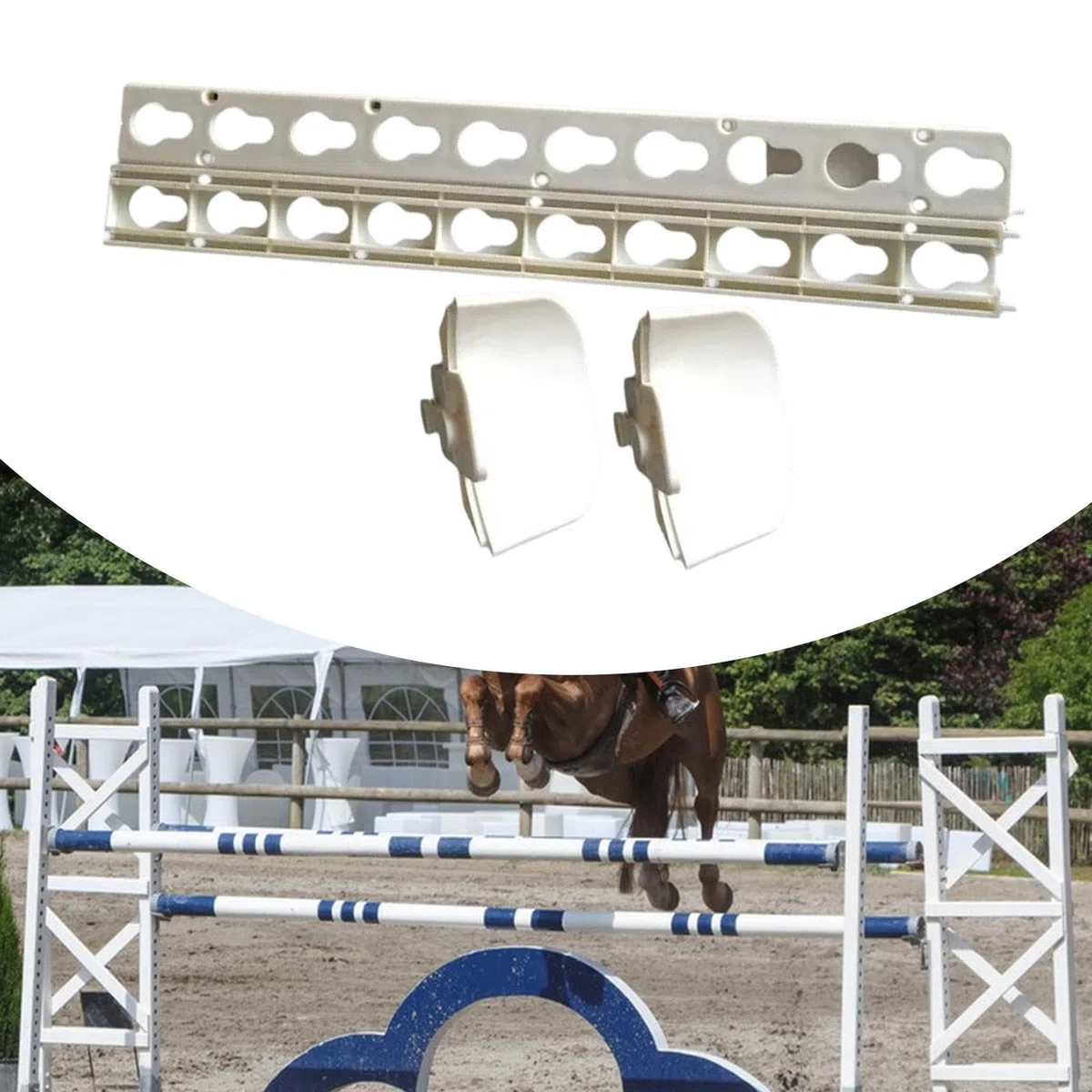 F Fityle de Cerradura con Copa de Salto, Soporte de Copa de Salto, de Repuesto portátiles, Taco de Salto, Copa de obstáculos para Adultos