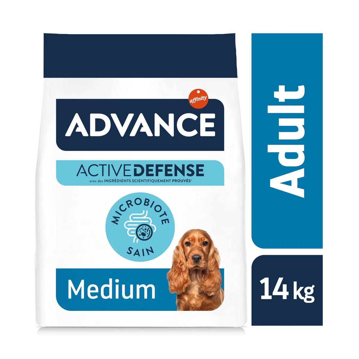 Advance Medium Adult Chicken, Pienso para Perros Adultos de Razas Medianas con Pollo, 14kg