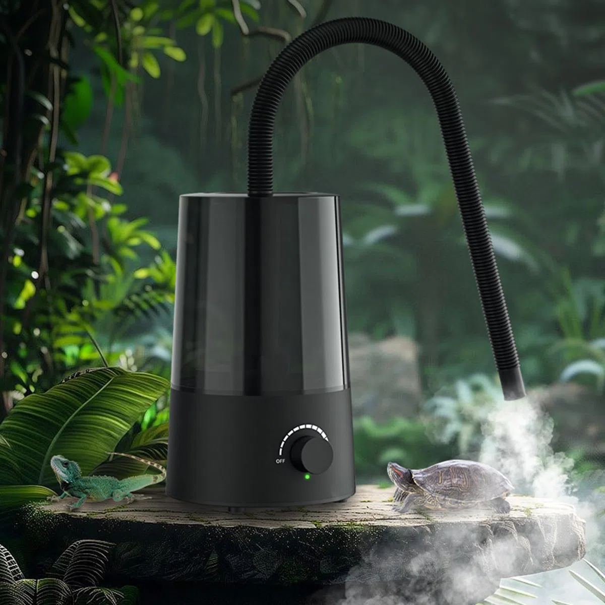 Humidificador para reptiles | Nebulizador de 2,5 L con apagado automático para terrario | Pulverizador para Tanque de Reptiles | para Terrario, Vivario, Camaleón, Gecko, Rana, Serpiente, Tortuga, Anfi