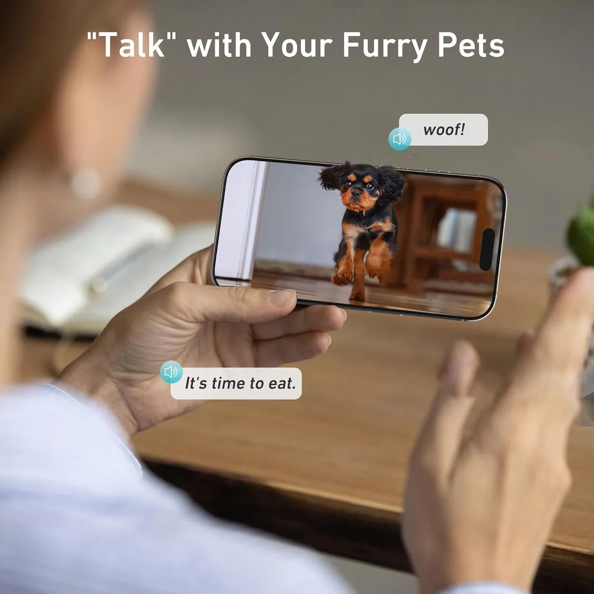 Comedero automático para Perros y Gatos con cámara y WiFi: 8L/34 Tazas, visión Nocturna 1080P, WiFi 2.4 y 5G, conversación bidireccional, grabación de Voz de 10 Segundos, dispensador de Alimentos