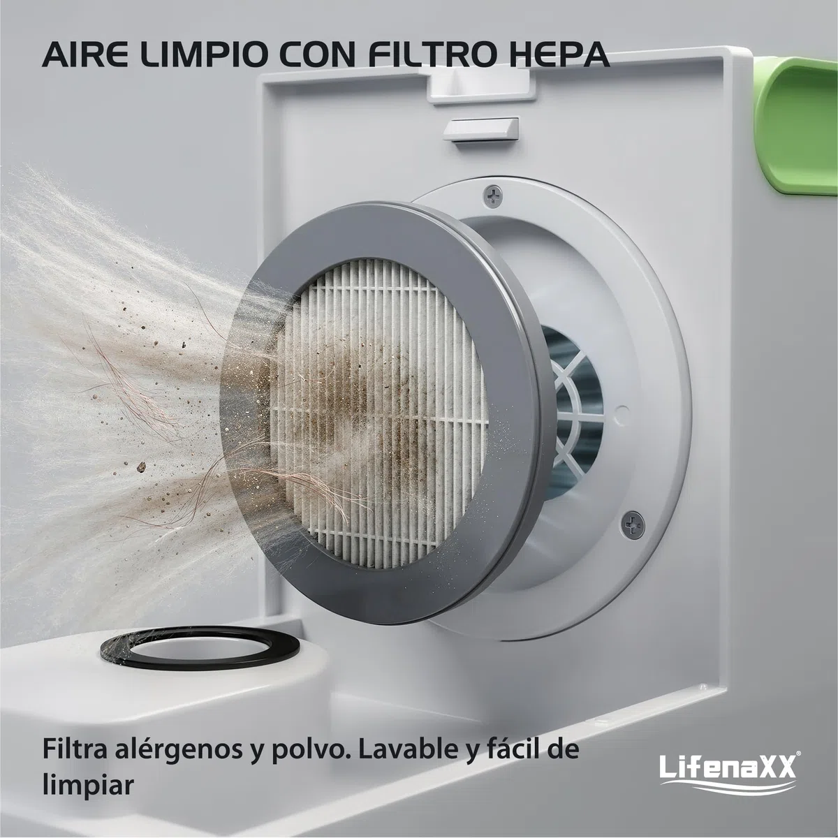 Lifenaxx Cortapelos para Mascotas 6 en 1 con Aspirador – Kit de Peluquería Silencioso para Perros y Gatos, Cortapelos Eléctrico con 6 Peines, Cepillo Desenredante, Cabezal de Masaje - LX-052