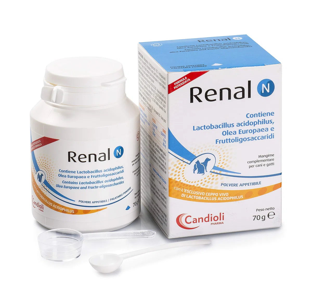 N renal piensos complementarios para Perros y Gatos Alimentos Suplemento 70g Uso Veterinario
