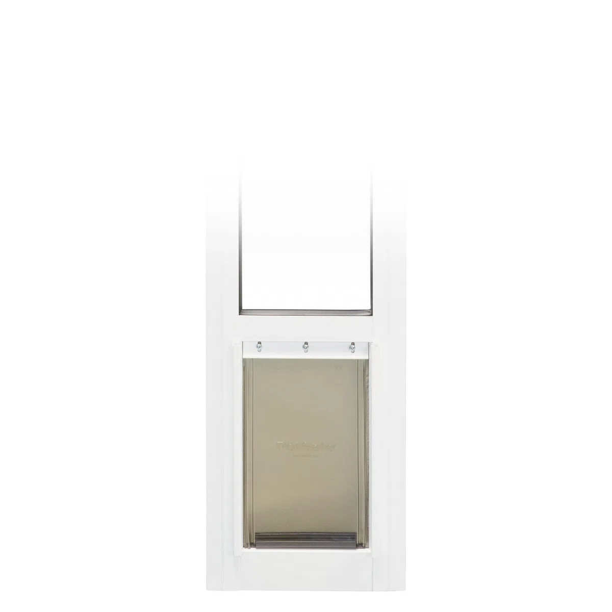 PetSafe Puerta Corredera de Vidrio para Gatos y Perros de 2 Piezas - Sin Necesidad de Recortar, Duradera, Resistente a Las Inclemencias del Tiempo - Pequeña