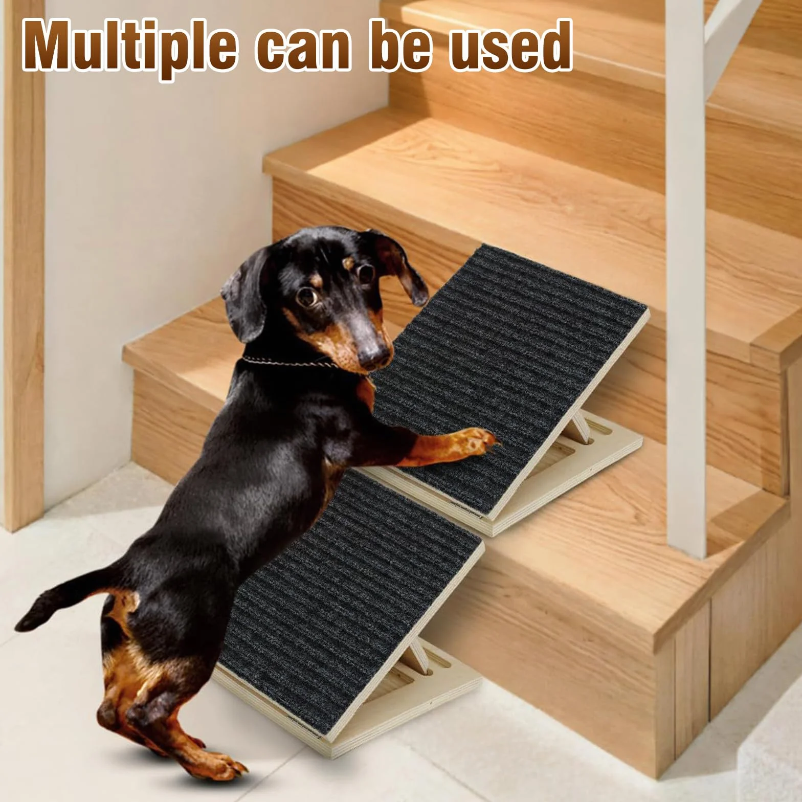 Rampas para Perros, Rampa Plegable Coche Perro, Antideslizante Y Segura, Sin Montaje, Escaleras para Mascotas para Patas Cortas, Ancianas O Heridas