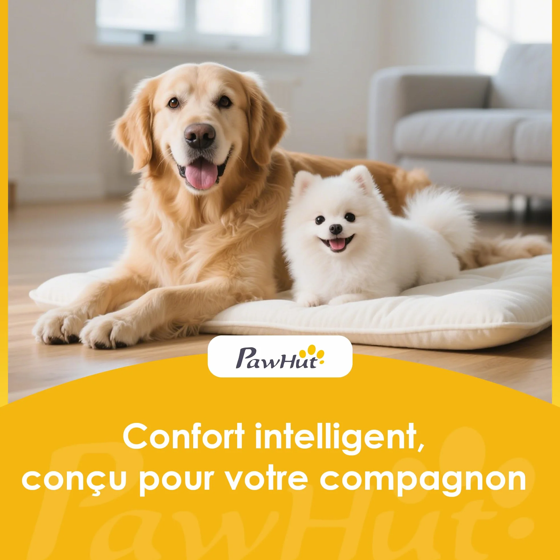 PawHut Sofá para perros gato cama elevada para perros con asiento de alfombra fresca, apoyabrazos y pies, en terciopelo suave, para mascotas de hasta 5 kg, 63 x 41 x 17 cm, verde
