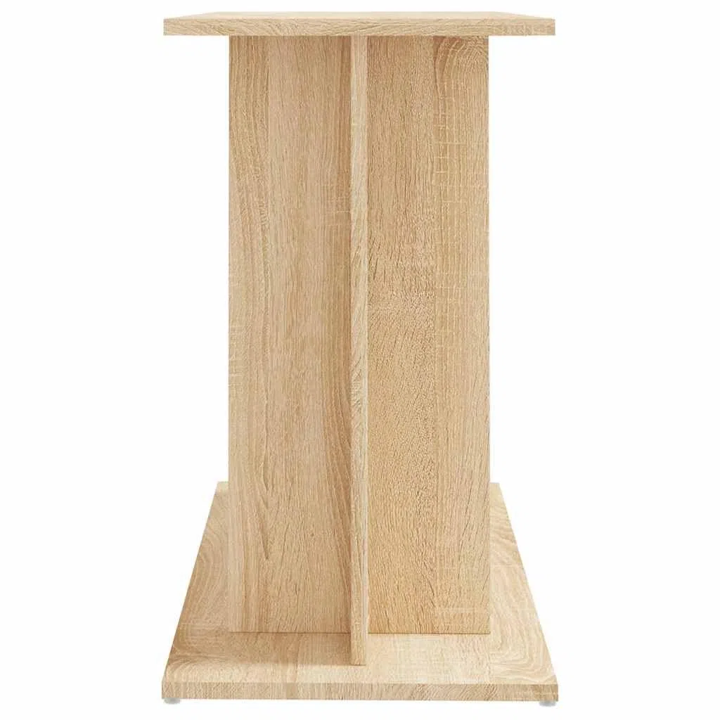 vidaXL Soporte para Acuario Madera ingeniería Roble Sonoma 80x35x60 cm