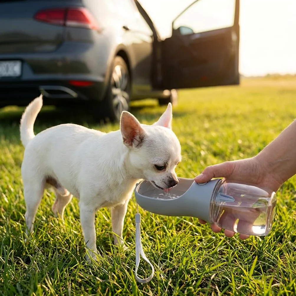 IWOTTO Funda Coche Perro | Protector Asiento Trasero y Maletero | Impermeable, Antideslizante y Ajustable | Pack Bebedero + Cinturón Seguridad | Fácil de Limpiar