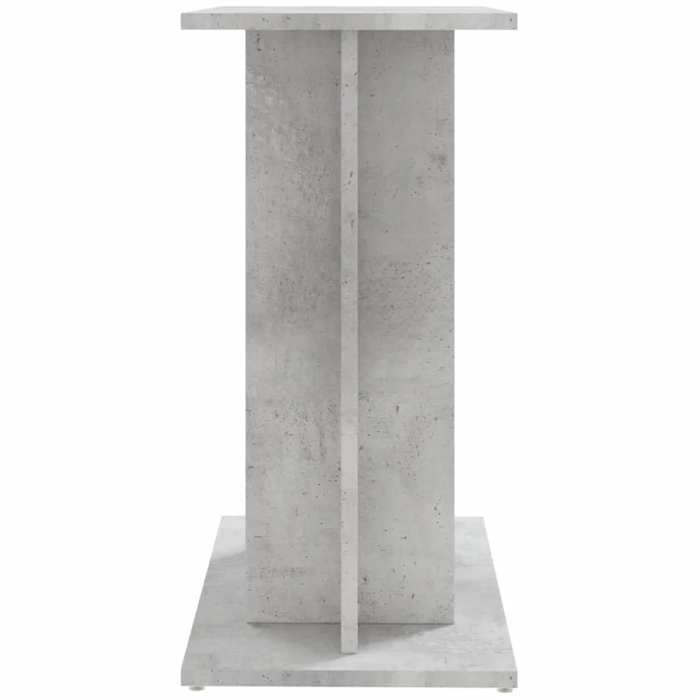 vidaXL Soporte para Acuario Madera ingeniería Gris hormigón 60x30x60cm