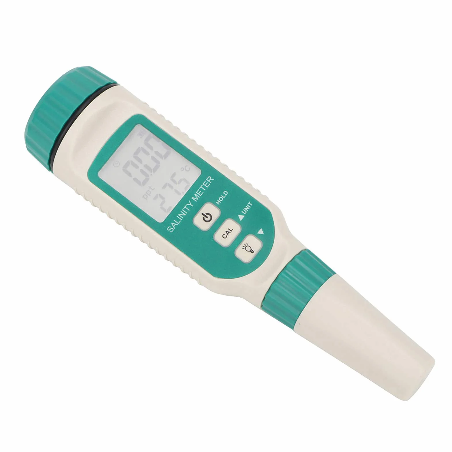 Medidor de salinidad Digital portátil Modelo AR8012 con Pantalla LCD para el monitoreo de la Calidad del Agua y la acuicultura