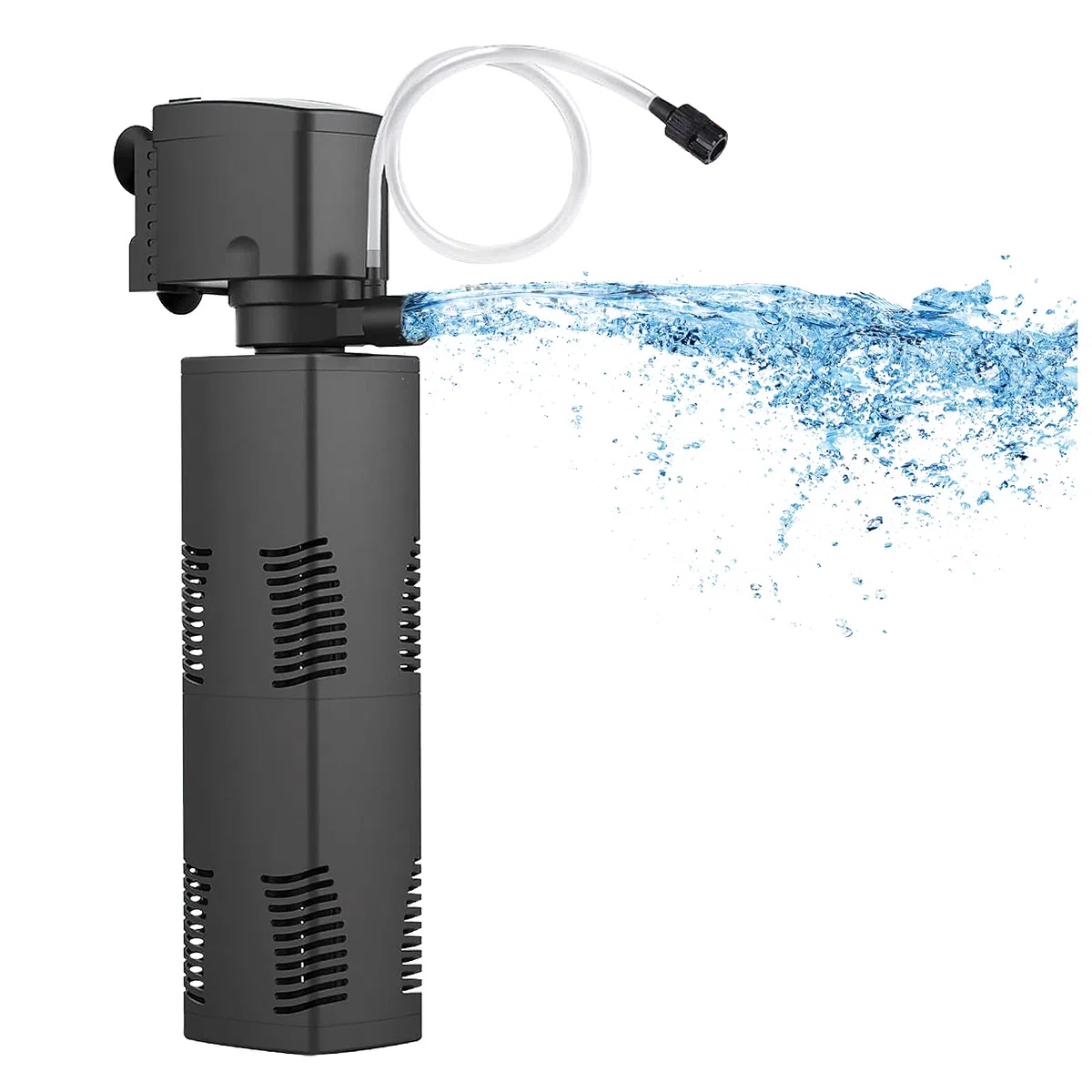 Filtro Interno para Pecera de 150-560 litros Filtro de Bioesponja para Acuario Potente Bomba de Agua Sumergible Gran Tanque Tortuga de Jardín Estanque Ondulador para Peces Tropicales de Agua Fría