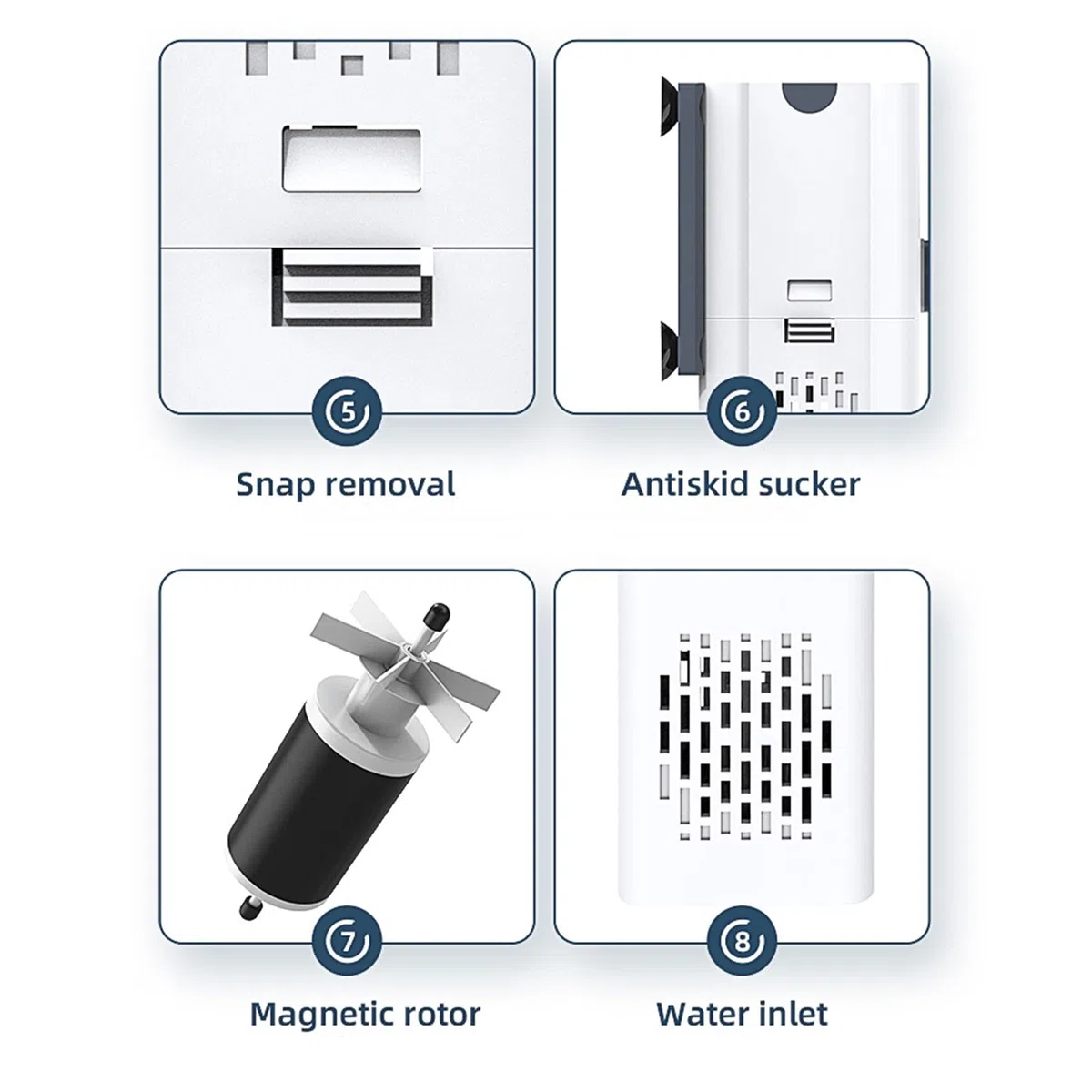 Kavolet Filtro para Acuario 15 W, Filtro Acuario Interno con Flujo máximo de 1000 l/h, Filtro Pecera para Tanques de Agua de 80-250L, Flujo de Aire Ajustable, silencioso y bajo Ruido