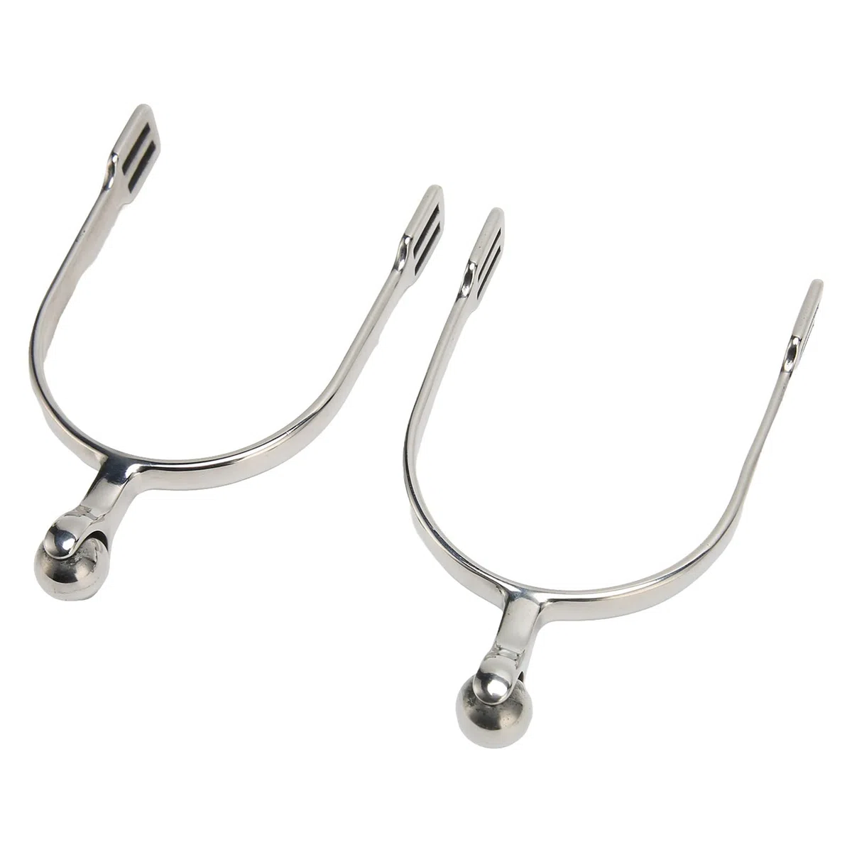 Yosoo Health Gear Espuelas de Caballo con Bola de Rodillo, Espuelas Occidentales para Botas Ecuestres, 2 Piezas