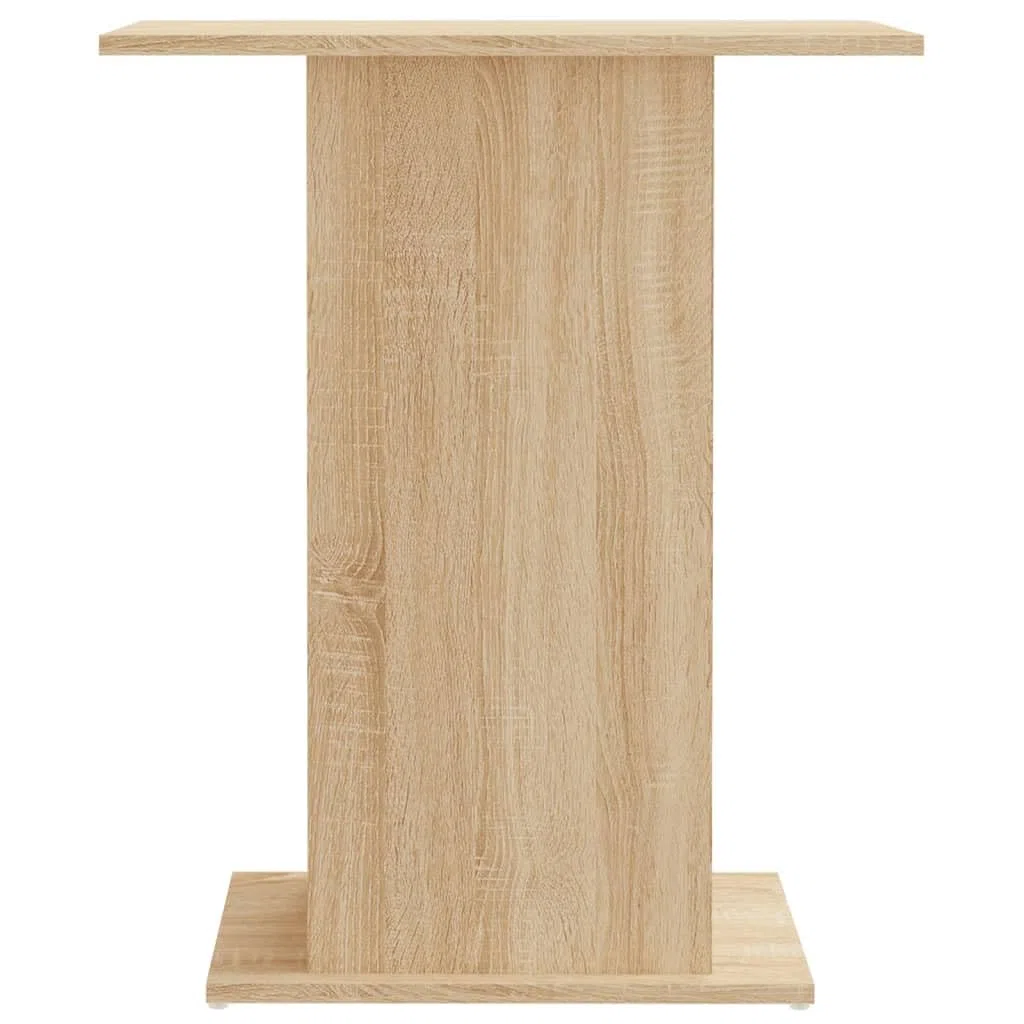 vidaXL Soporte Acuario Madera ingeniería Roble Sonoma 60,5x36x72,5 cm