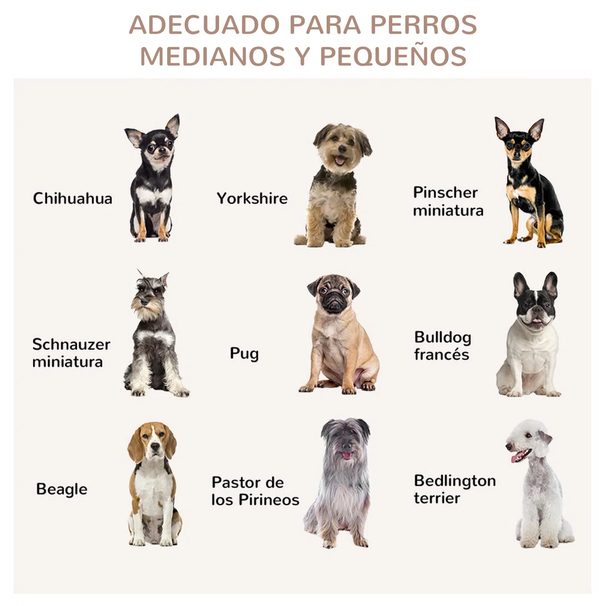 PawHut Jaula para Perros Medianos 2 en 1 Mesa Auxiliar Estilo Moderno con 2 Puertas con Pestillo y Estructura de Acero Inoxidable Casa para Perros 80x50x56,5 cm Blanco