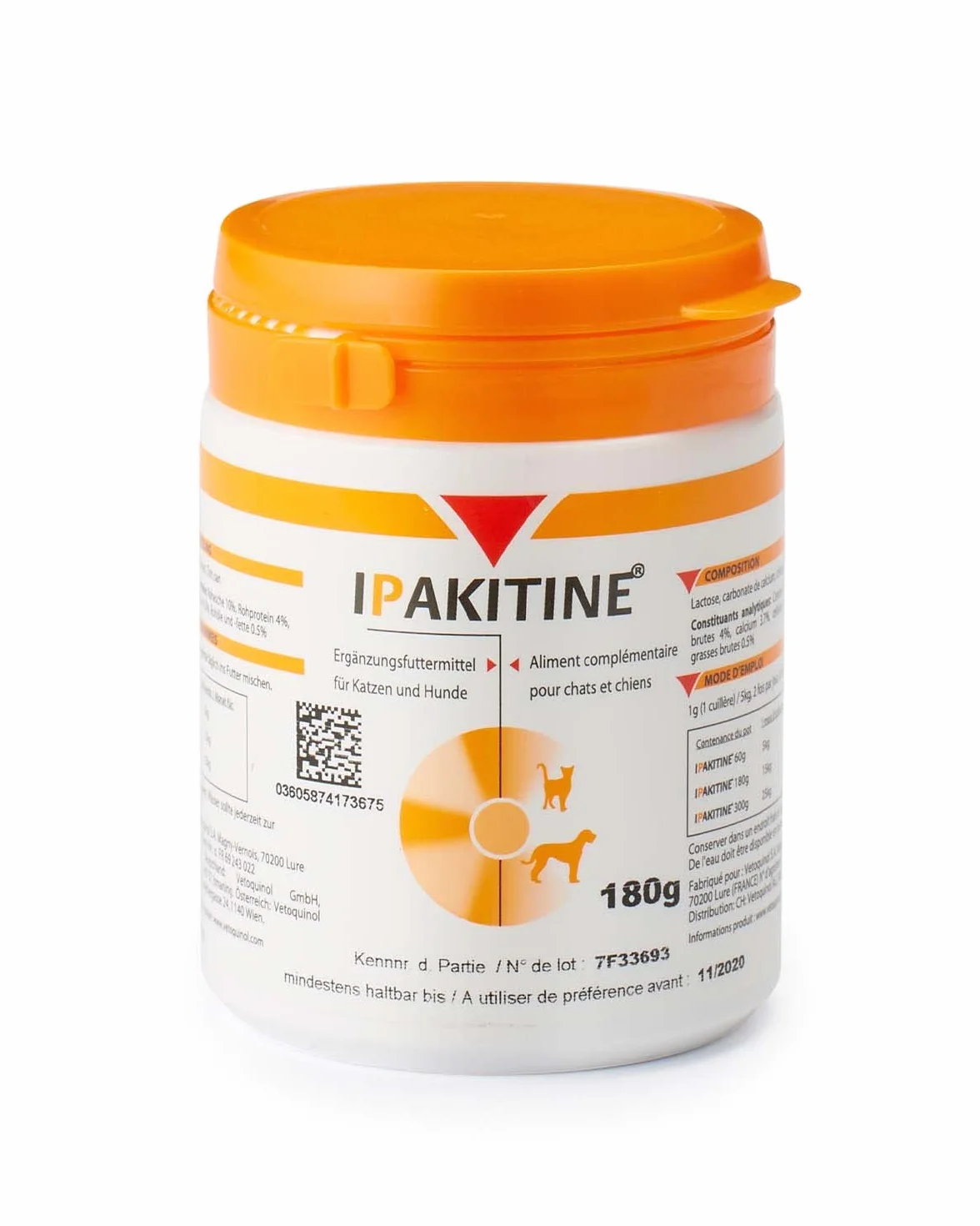 Vetoquinol Ipakitine Alimento Dietético - 180 gr