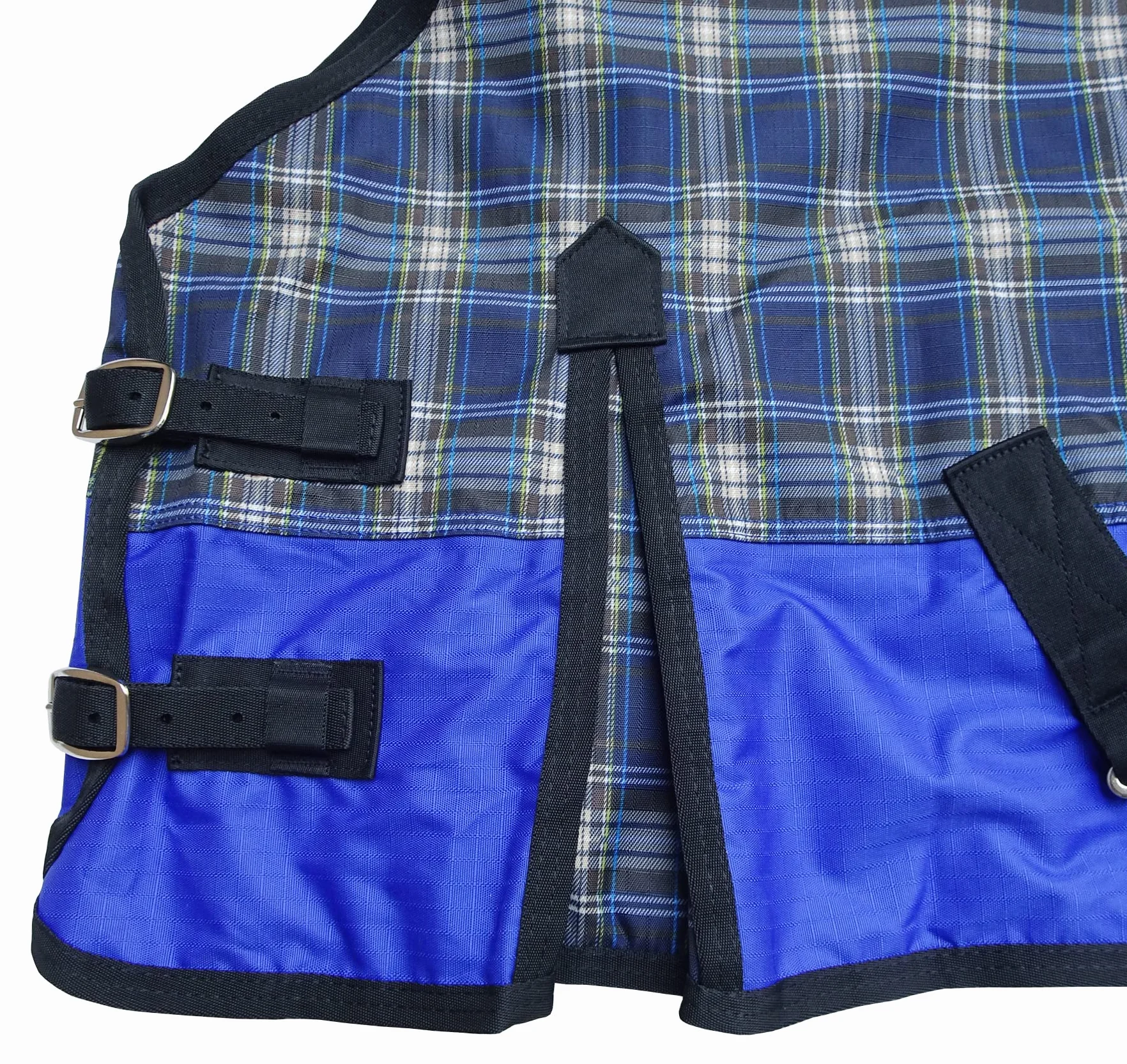 LEAFOREST Alfombra Impermeable de 600 Denier Shetland, Alfombra Pony, Potro, sin Relleno, Azul, 45 Pulgadas
