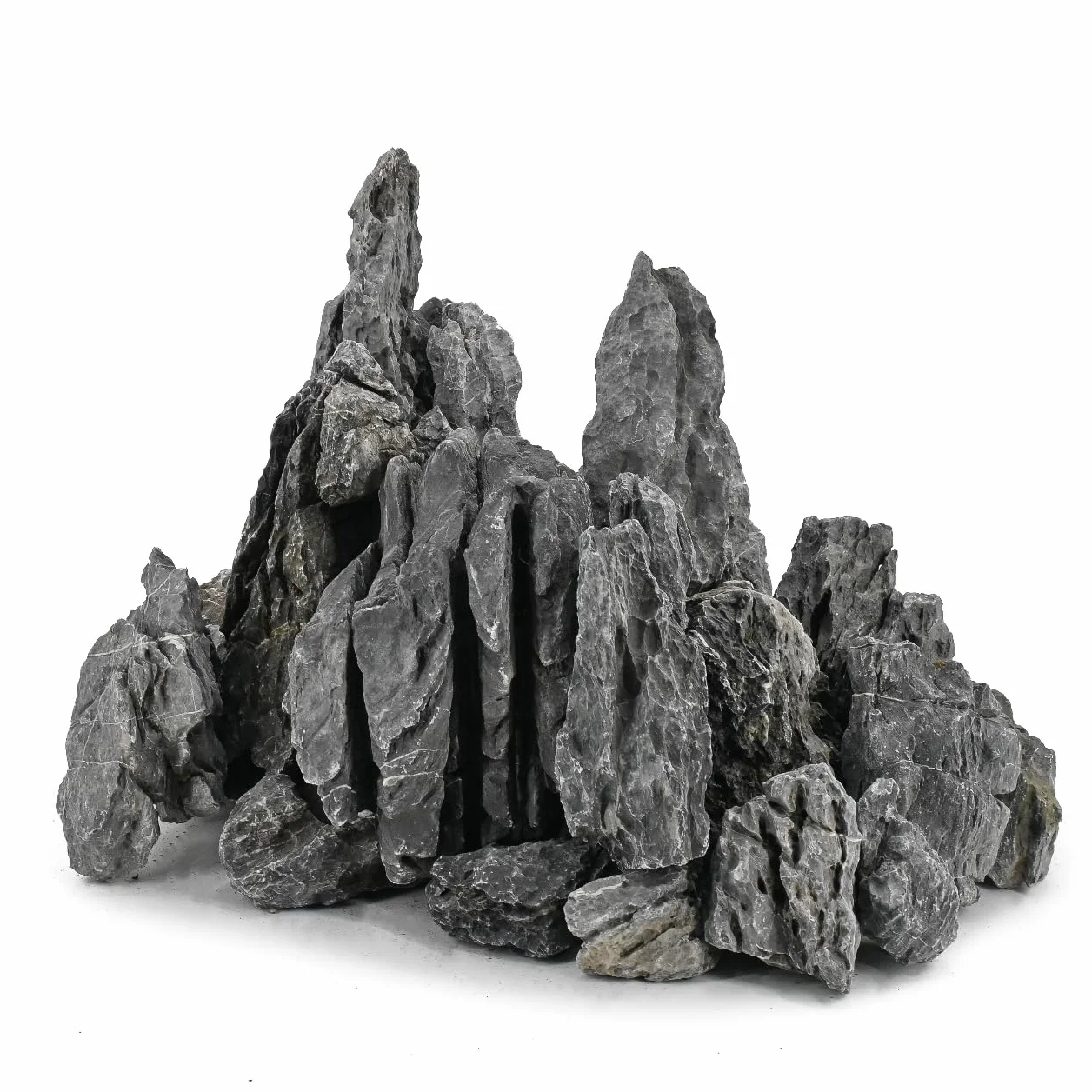 Unocho Piedras para Acuario Seiryu Rock 5kg Rocas Naturales Dragon Stone para paisajismo acuático decoración de Acuario pecera terrario jardín en Miniatura(7,5-20cm)