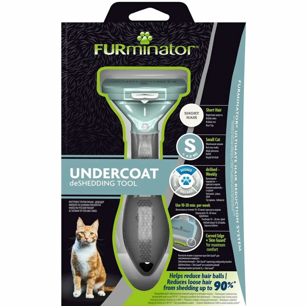 Furminator - Para gatos de pelo corto - S
