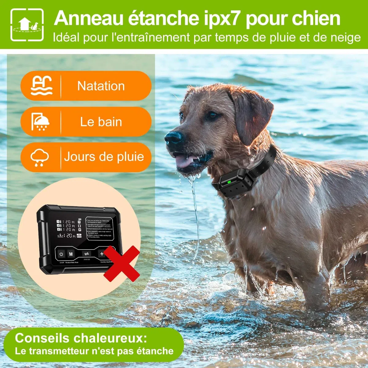 Sistema inalámbrico de valla para perros-Radar de alta precisión 120ft sistema eléctrico de valla para perros GPS-Monitoreo en tiempo real al aire libre, perros medianos y grandes 9-26in(3 canales)
