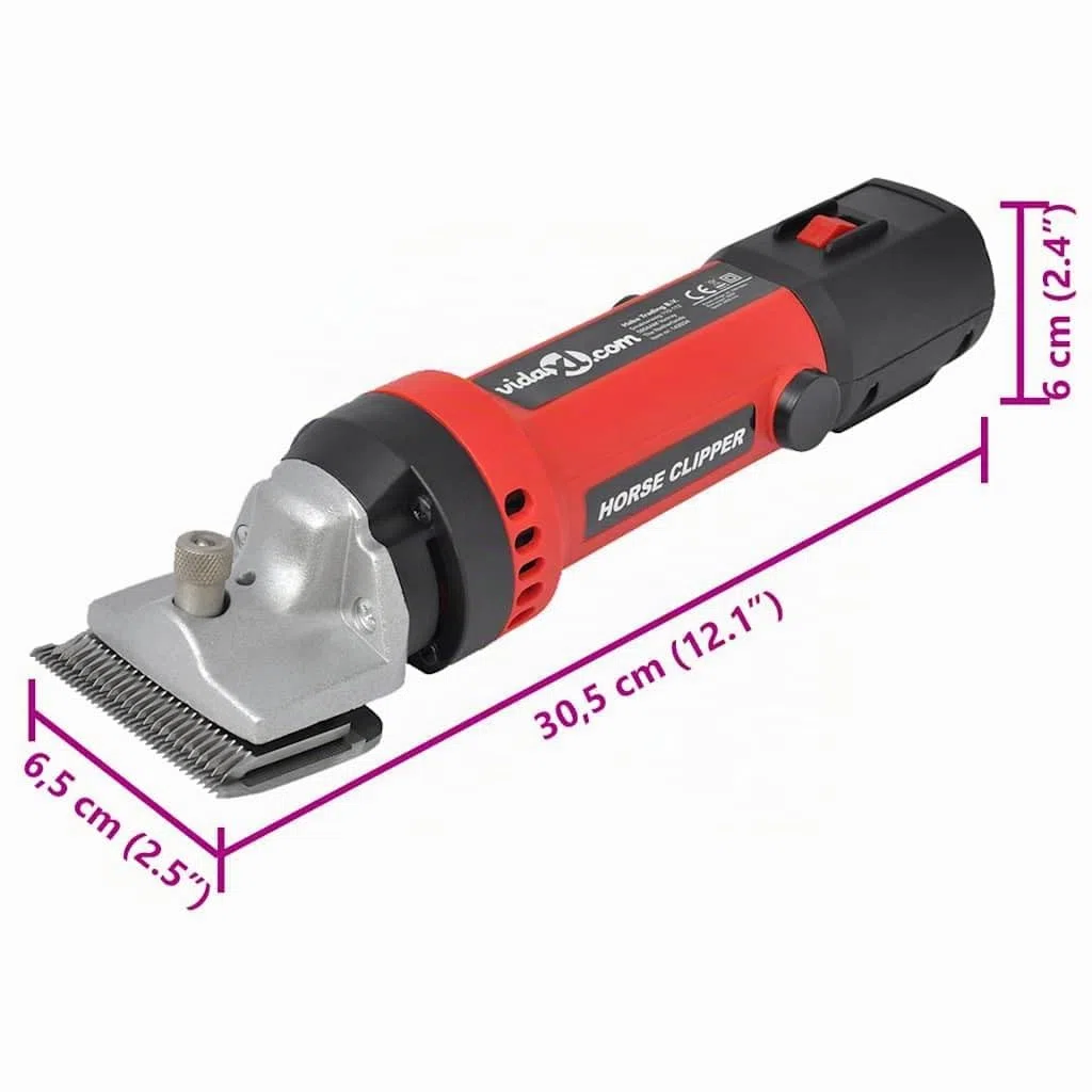 vidaXL Set de Maquinilla Cortapelos para Caballos 350 W Maquina Pelar Esquinos