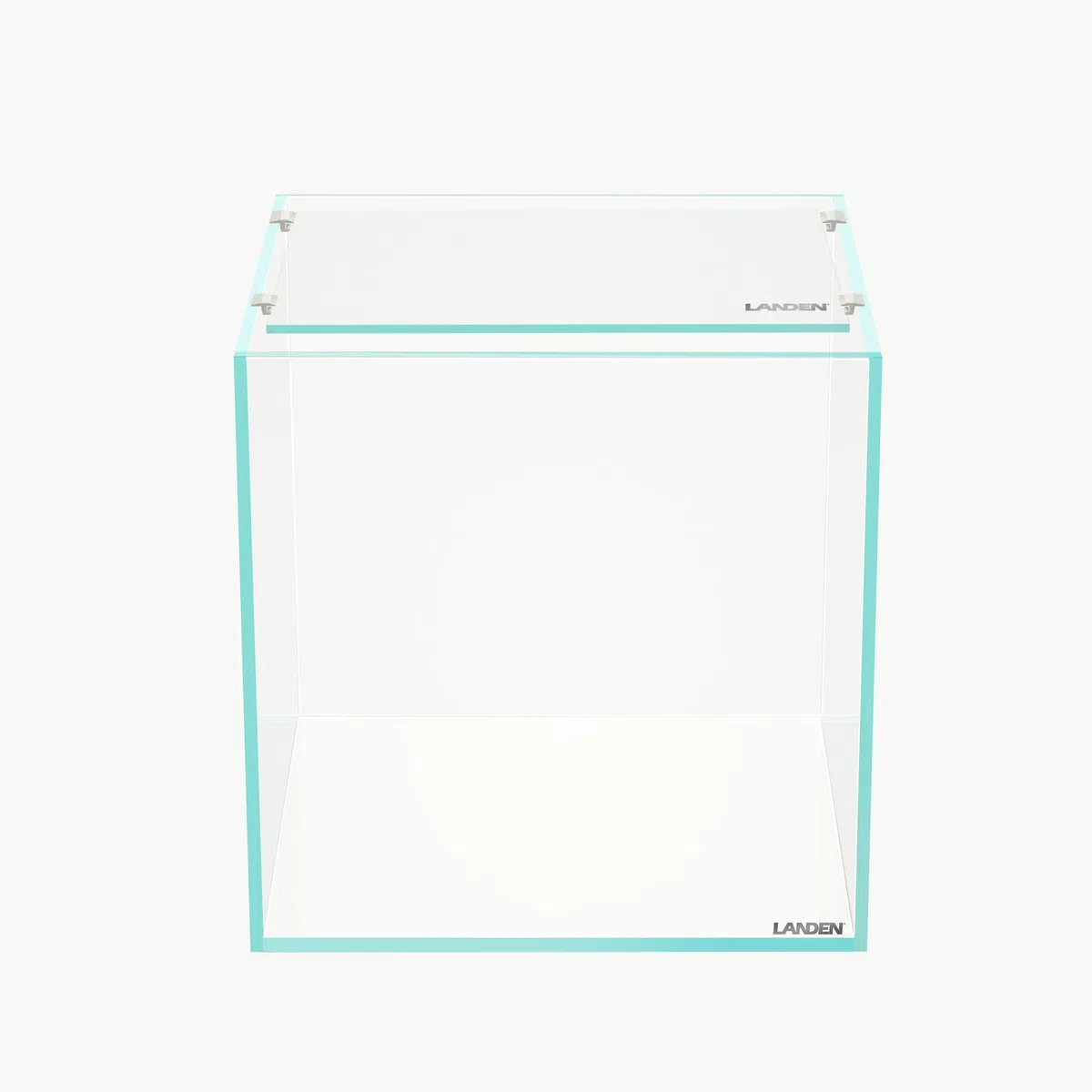 Landen Tapa de Acuario de Cristal Transparente de 4 mm de Grosor, Incluye 4 Clips para una colocación Segura, 282 x 225 mm, Adaptada a CB303030, ARF30