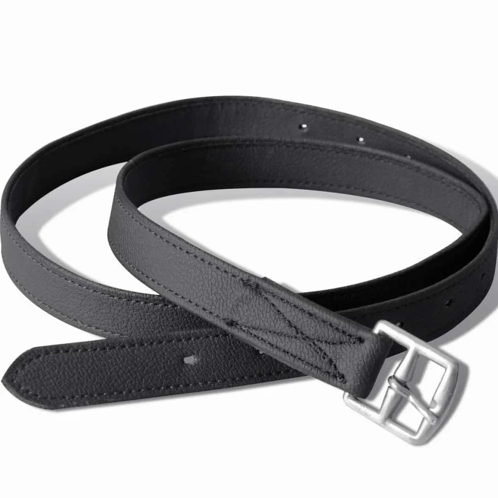 INLIFE 90644 - Juego de sillín para montar a caballo (17,5 pulgadas, piel auténtica, 12 cm, 5 en 1,7,5 kg), color negro