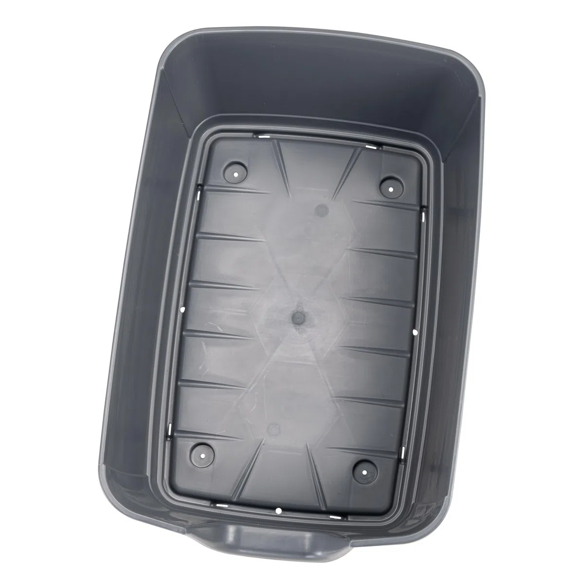 Ferplast Caseta de Exterior para Perros Kenny 01, Resina termoplástica Resistente a los Golpes y a los Rayos UV, Sistema de Drenaje de líquidos, Rejilla de ventilación, 50 x 78 x h 50 cm