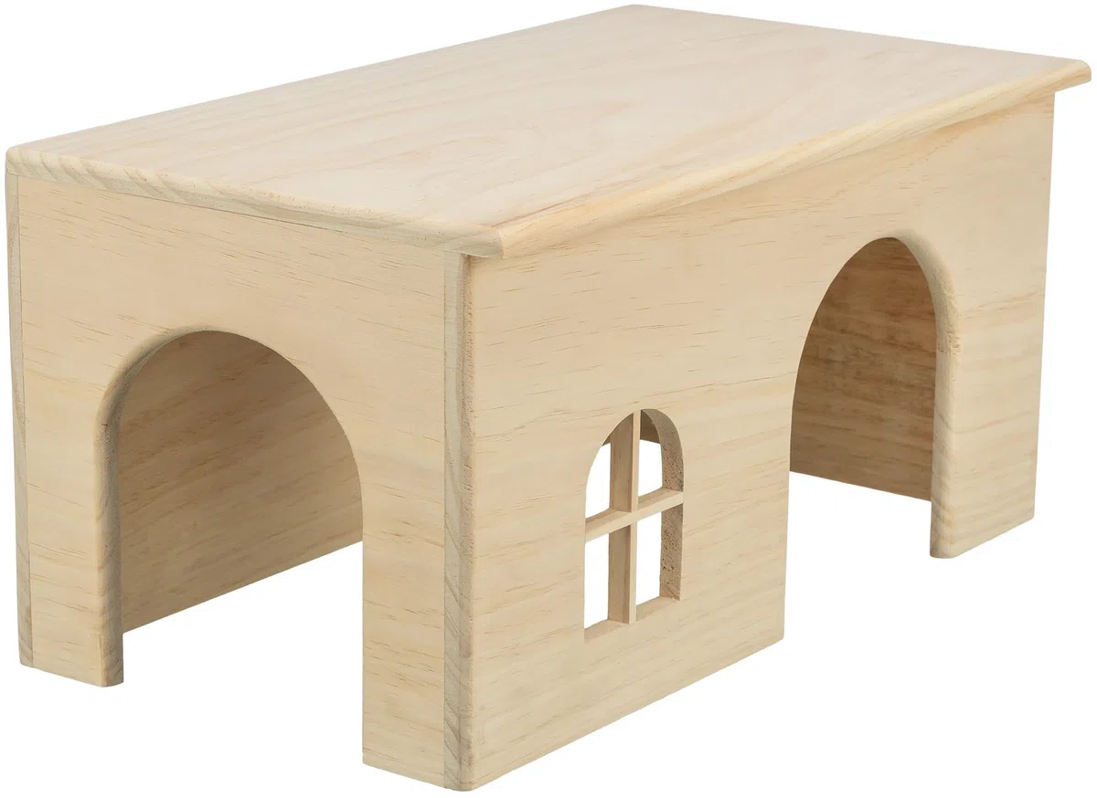 Trixie Casita Madera para Conejos, 40 × 20 × 23 cm, Pequeños Mamíferos