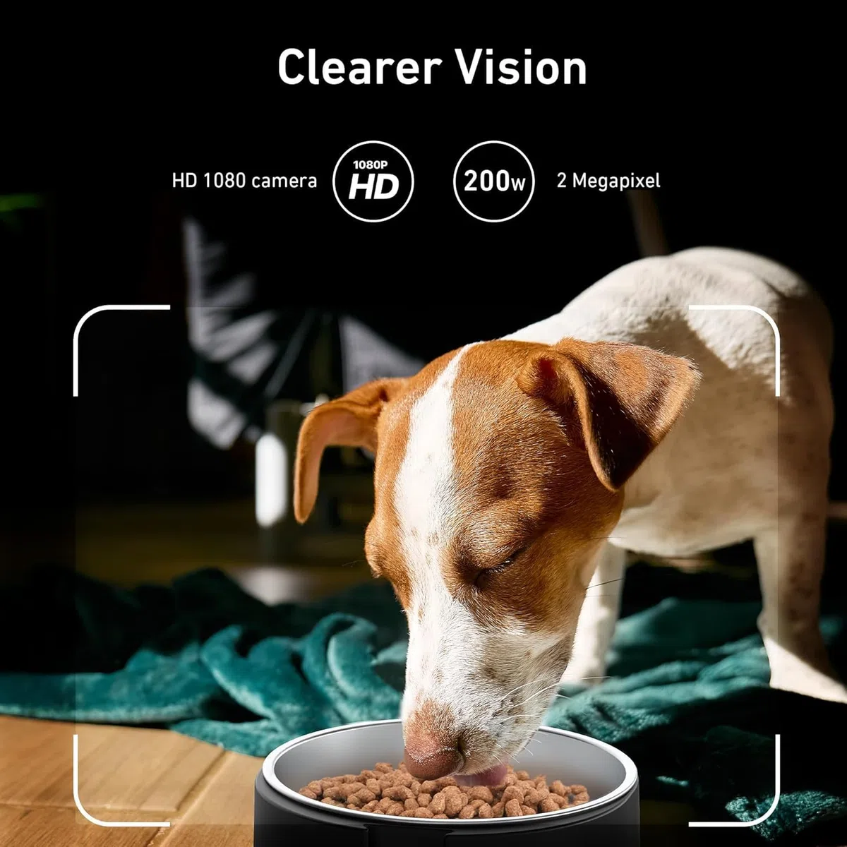 Comedero automático para Perros y Gatos con cámara y WiFi: 8L/34 Tazas, visión Nocturna 1080P, WiFi 2.4 y 5G, conversación bidireccional, grabación de Voz de 10 Segundos, dispensador de Alimentos