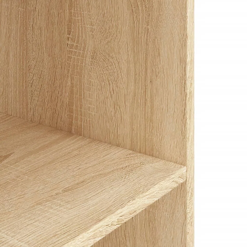 vidaXL Soporte Acuario Madera ingeniería Roble Sonoma 60,5x36x72,5 cm