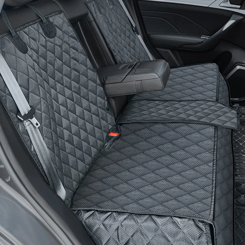 ANOSOSPECIAL Funda de Asiento Trasero para Perros Infantiles, Protector de Asiento Trasero de Piel Antiadherente para Mascotas, Modelo Universal Impermeable para SUV automotrices
