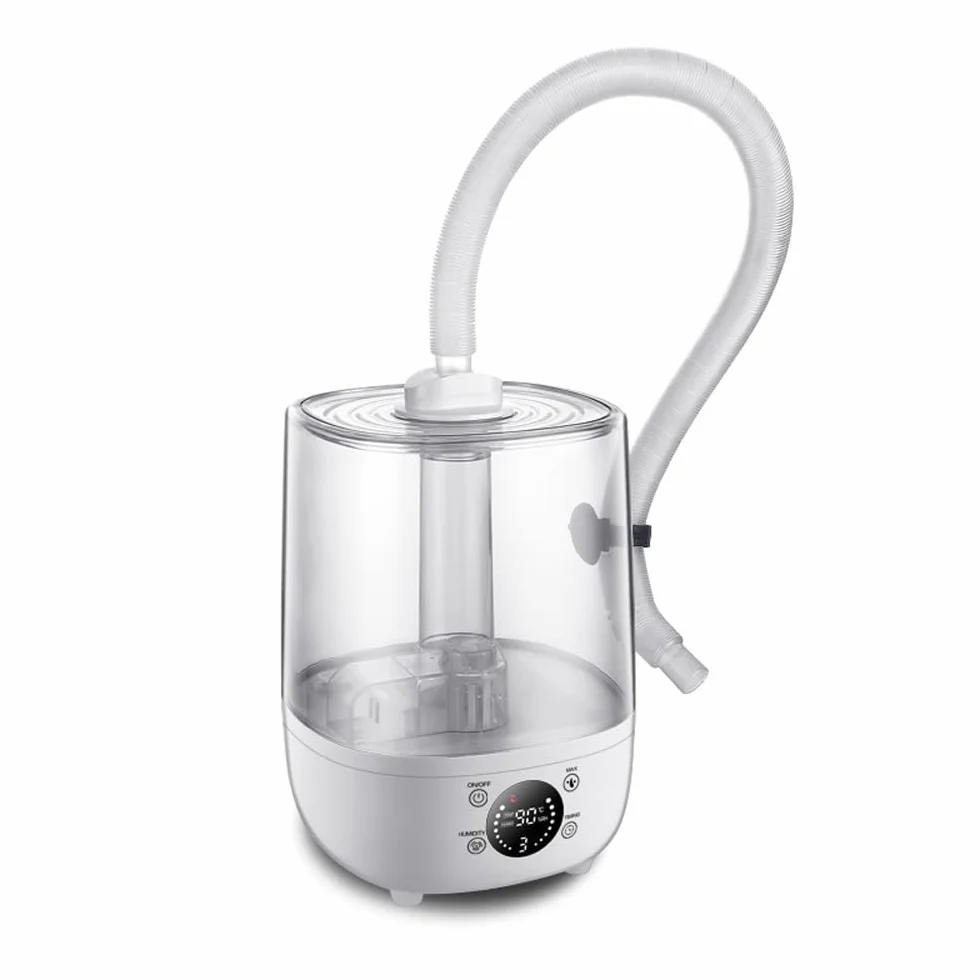 Sarini Humidificador de Reptiles para Terrarios, Tanque de Agua Grande de 4L, Generador de Niebla con Tubo Telescópico, Pulverizador Silencioso para Reptiles y Plantas Húmedas