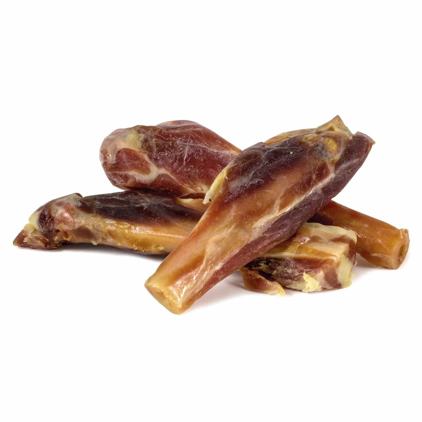 ARQUIVET Huesitos de jamón Serrano 3 Unidades - Snack de Cerdo 100% Natural para Perros - Hueso masticable - Chuches, golosinas, premios, recompensas - Mordedor Natural para Perros