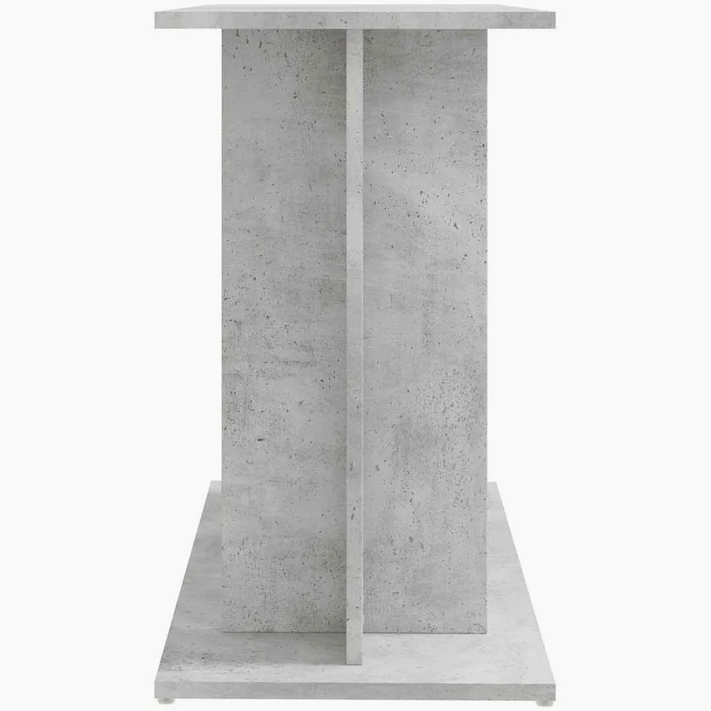 vidaXL Soporte para Acuario Madera ingeniería Gris hormigón 80x35x60cm