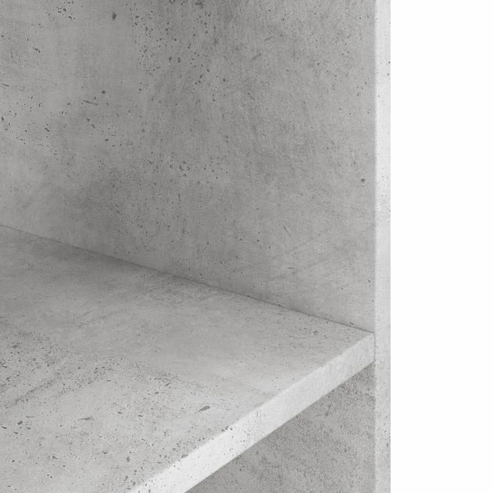 vidaXL Soporte para Acuario Madera ingeniería Gris hormigón 60x30x60cm